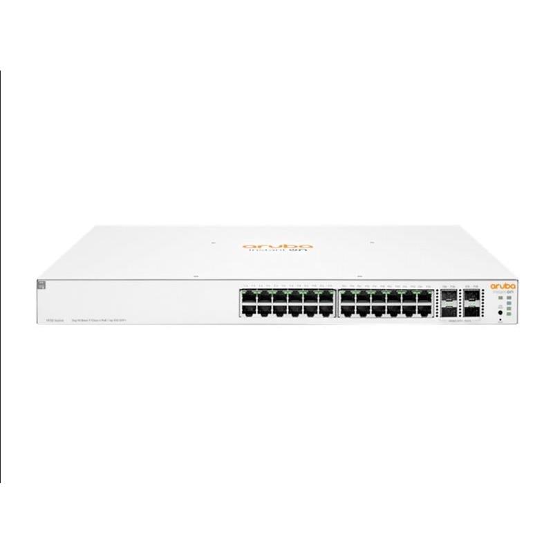 NS106HEW0029_61624 HPE ARUBA ION 1930 JL683B 24 PORT GIGABIT+4X10GB SFP+ UPLINK YÖNETİLEBİLİR 195W POE RACKMOUNT SWITCH - Görsel 1