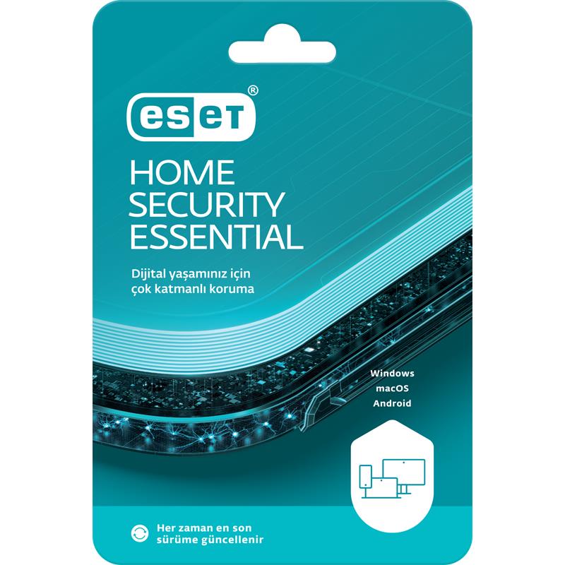 SW151NOD0006_63831 ESET HOME SECURITY ESSENTIAL 5 KULLANICI 1 YIL KUTU - Görsel 1