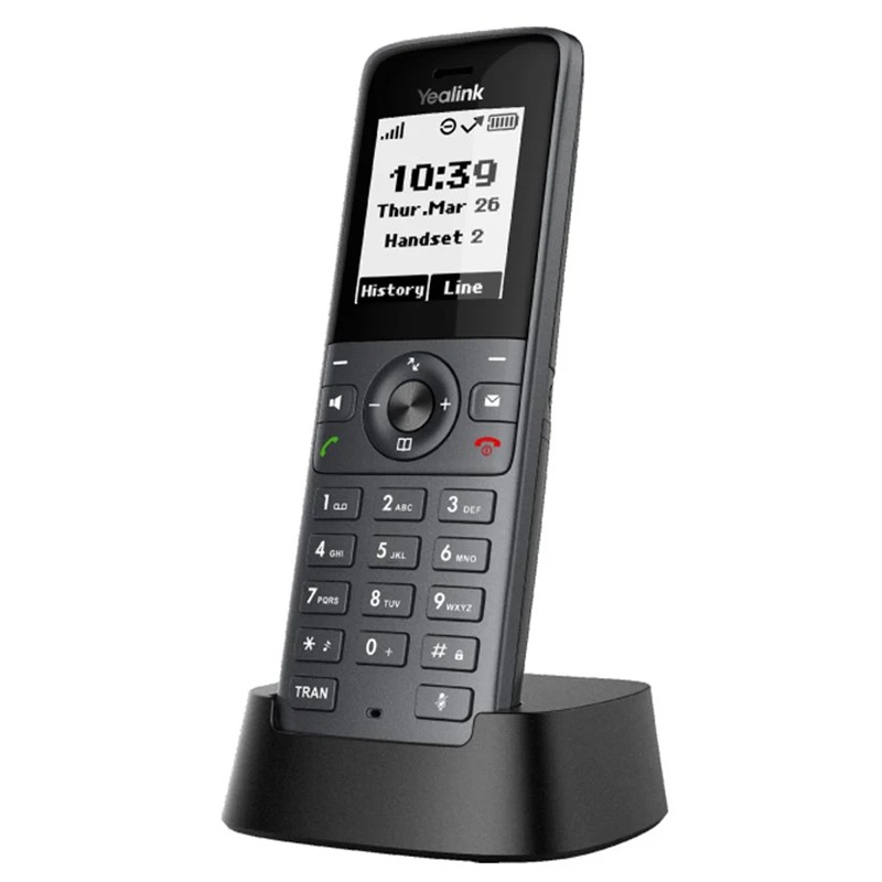 TF130YAL0004_78732 YEALINK W71H 1.8 INC EKRAN HD SES FNR GÜRÜLTÜ ENGELLEME SIP IP DECT TELEFON - Görsel 1