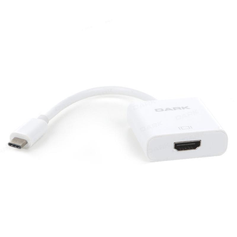 TK140DRK0009_69735 DARK DK-CB U31XHD 1.8MT USB 3.1 TYPE-C HDMI 4K KABLO - Görsel 1