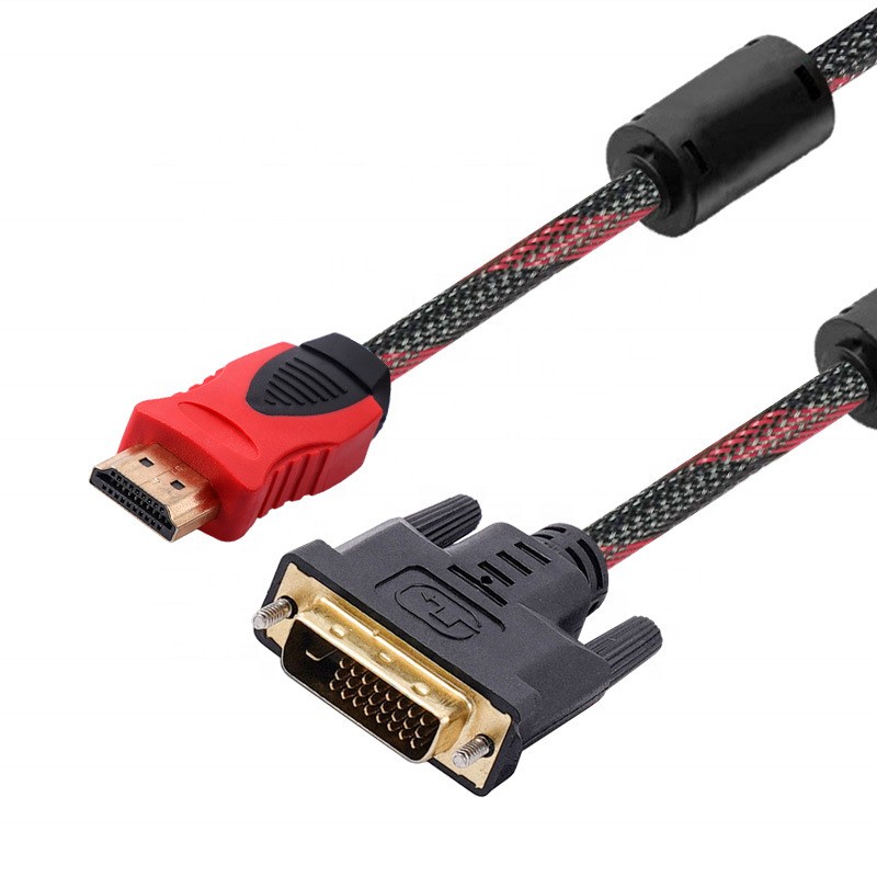 TK140SEN0019_72911 SENSEI SP-HD/DVI-0015 1080P 3D 1.5 METRE HDMI TO DVI ALTIN UÇLU KABLO - Görsel 1