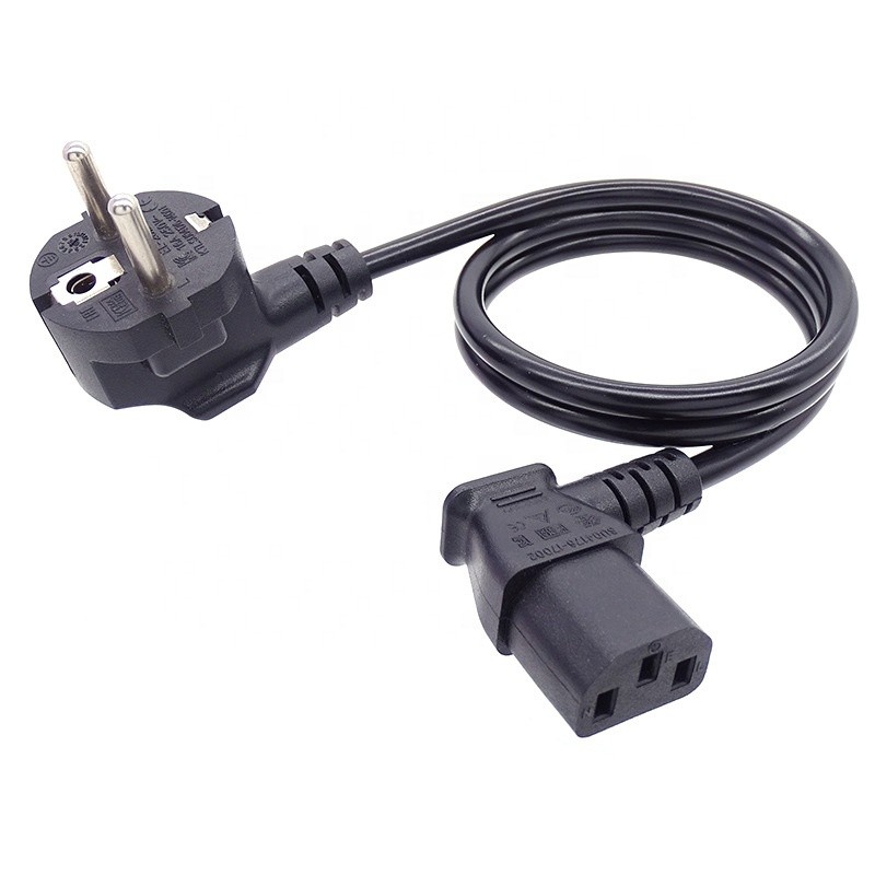 TK150SEN0009_72969 SENSEI EU POWER CORD L TİPİ (SOL) 3X0.75MM 220V 90 DERECE 1.5 METRE POWER KABLO - Görsel 1