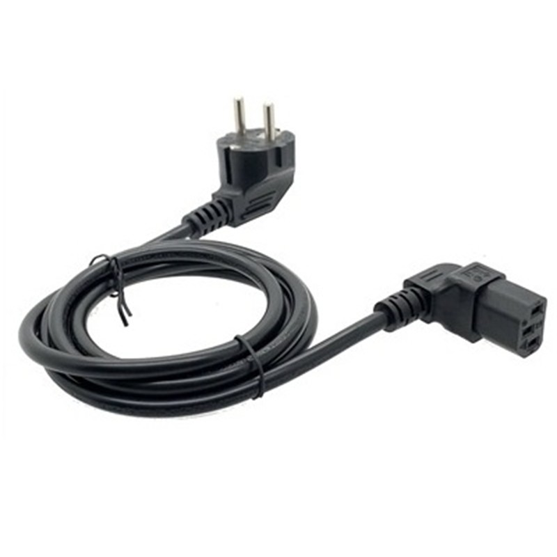 TK150SEN0012_72965 SENSEI EU POWER CORD L TİPİ (ALT) 3X0.75MM 220V 90 DERECE 1.5 METRE POWER KABLO - Görsel 1