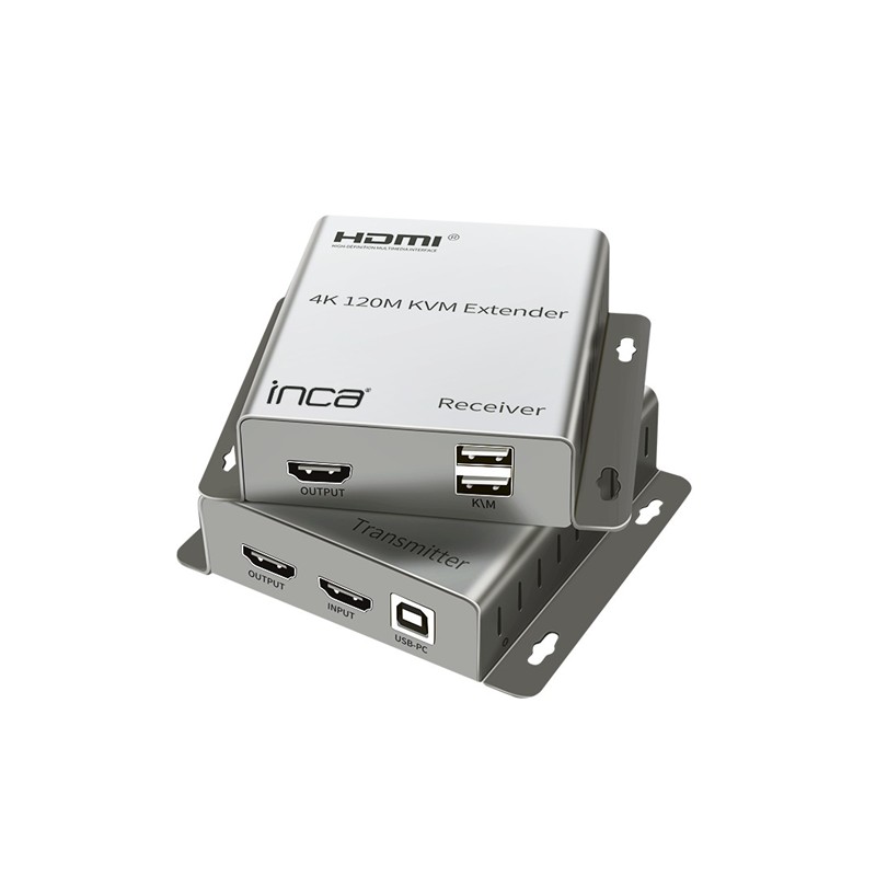 TK220INC0001_72430 INCA IEX-120 HDMI 4K 120M KVM NETWORK EXTENDER - Görsel 1