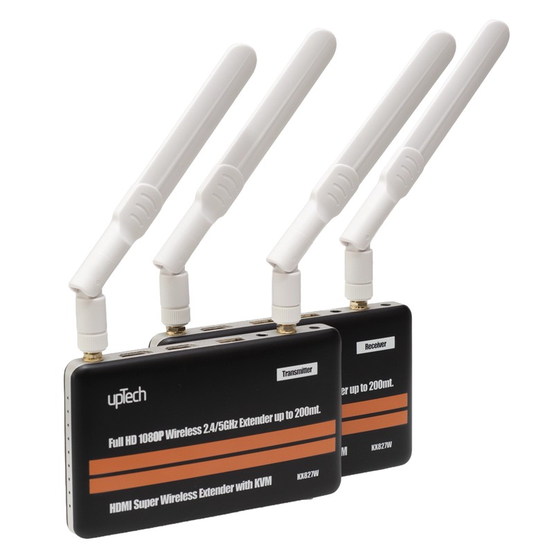 TK220UPT0004_78439 UPTECH KX827W 1080P HDMI 200 METRE KVM KABLOSUZ GÖRÜNTÜ AKTARICI - Görsel 1