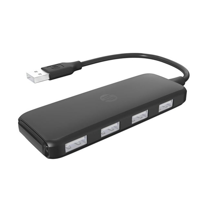 TK230HEW0019_72563 HP DHC-CT110C 4 PORT USB 2.0 USB ÇOKLAYICI HUB SİYAH - Görsel 1