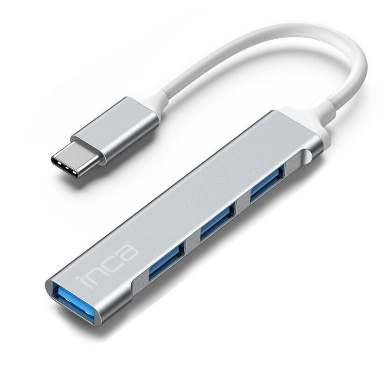 TK230INC0022_72163 INCA IUSB-04T TYPE-C 3 X 2.0 USB ÇOKLAYICI - Görsel 1