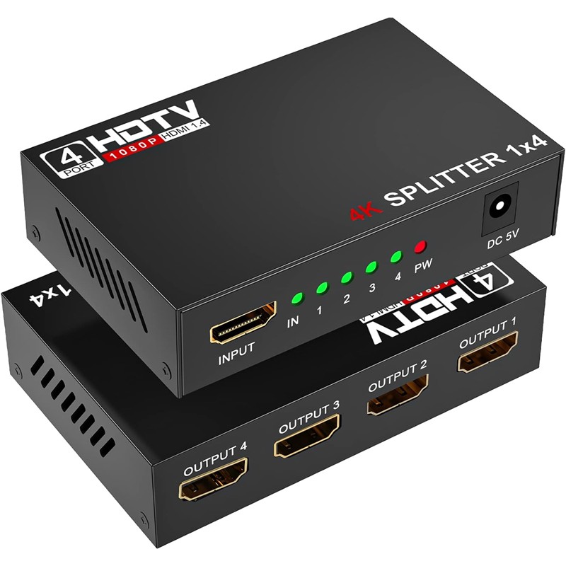 TK230SEN0025_72994 SENSEI SP-HD SPLITTER/1-4 1 GİRİŞ 4 ÇIKIŞ 1080P V1.4 HDMI SPLITTER - Görsel 1