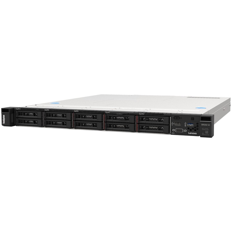 US540LNV0010_75219 LENOVO THINKSYSTEM SR250 7DCLA00LEA V3 INTEL XEON E-2434 1X16GB 8X2.5 1X800W 3 YIL YERİNDE GARANTİ - Görsel 1