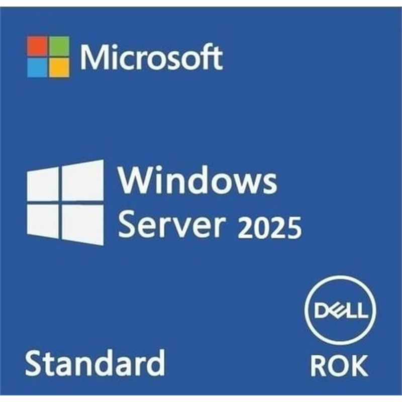 US846DEL0004_72691 DELL WINDOWS SERVER 2025 STANDART W2K25STD-ROK 634-CVFM - Görsel 1