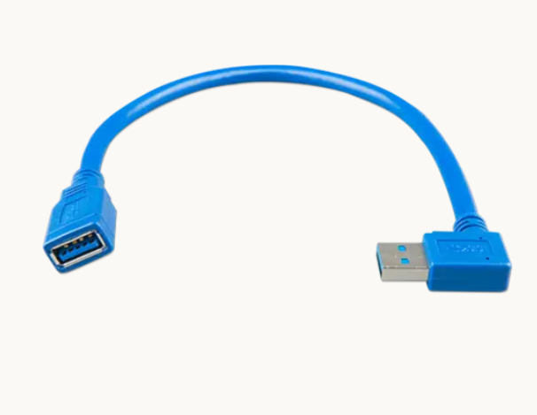 ass060000100 Victron Energy USB extension cable 0,3m one side right angle - Görsel 1
