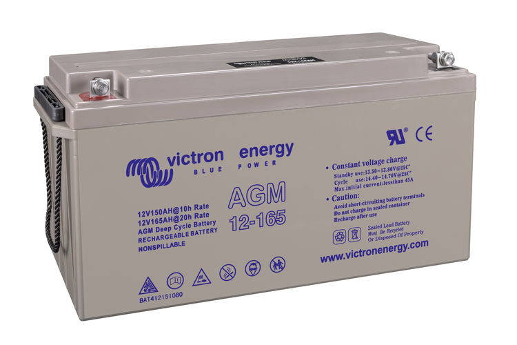 bat412151084 Victron Energy 12V/165Ah AGM Deep Cycle Batt. - Görsel 1