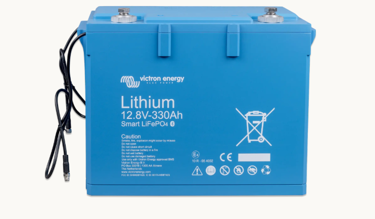 bat512132410 Victron Energy LiFePO4 Battery 12.8V/330Ah - Smart - Görsel 1