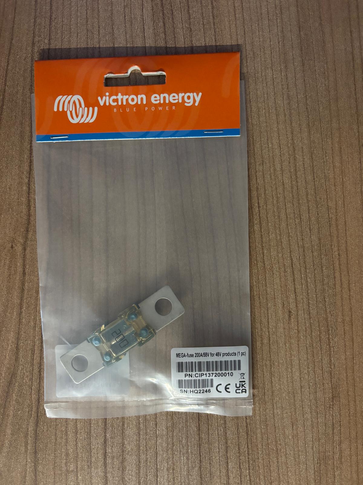 cip137200010 Victron Energy MEGA-fuse 200A/58V for 48V products (1 pc) - Görsel 1