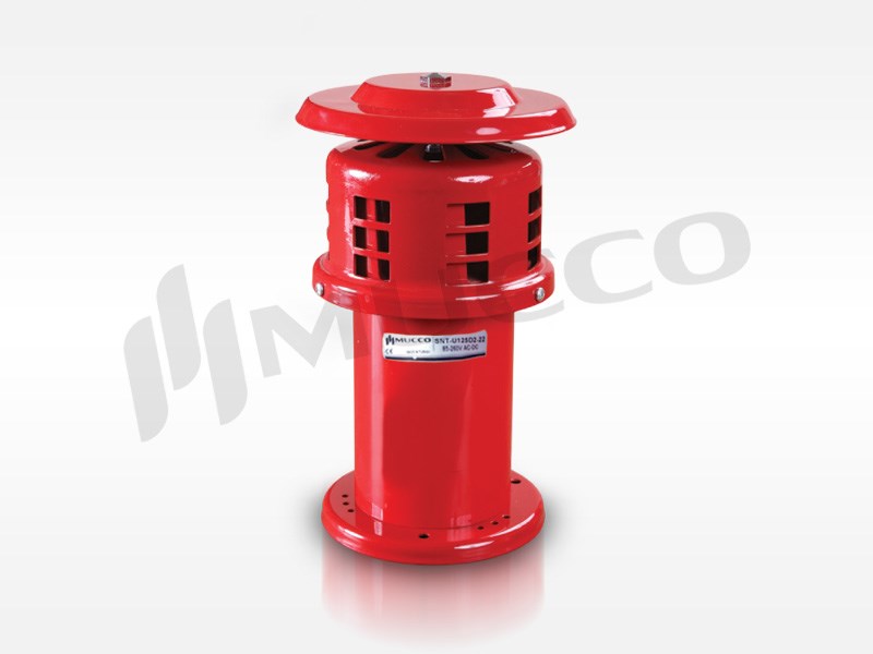 org_636161040259730307 Mucco Motorlu Siren Döküm Gövde 220V 200W 130Db Snt-Sl222 - Görsel 1