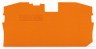 org_636178521014926330 Wago Sonlandırma Plakası 25Mm Turuncu - Görsel 1