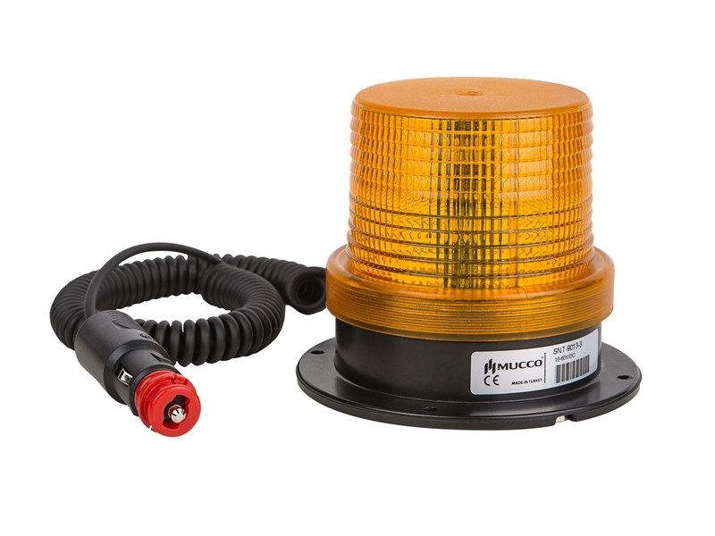 org_636335537169508058 Mucco Mıknatıslı Çakmak Fişili Tepe Lambası Sarı 12-24V Ac/dc Snt-F915-3 - Görsel 1