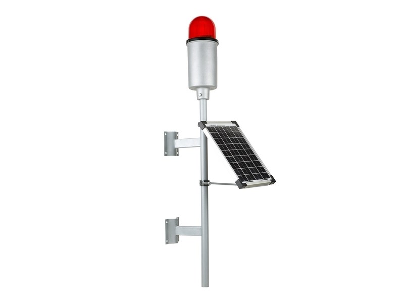 org_636548875964885438 Mucco Uçak İkaz Lambası 20W Solar Panelli Snt-U125-Sl25 - Görsel 1