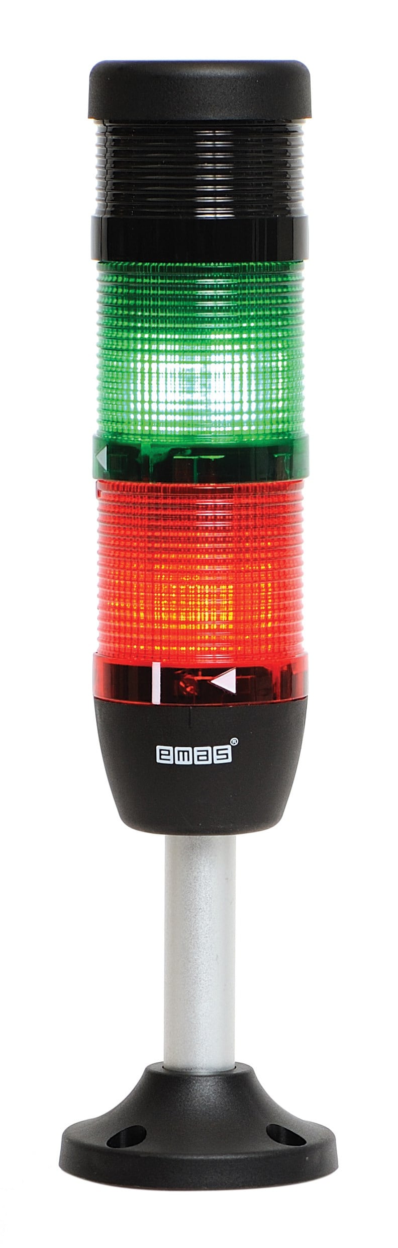 org_637202326410042754 Emas Işıklı Kolon Ledli 24V Yeşil-Kırmızı Buzzer - Görsel 1