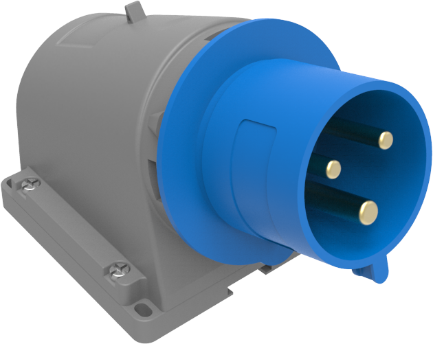 org_637203028195215374 Bemis 3X32a Eğik Duvar Fişi Ip44 - Görsel 1