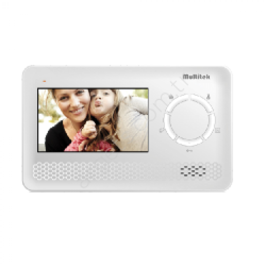org_637205767639991587 Multitek Renkli Şube 4.3 İnç Beyaz Mb43-B - Görsel 1