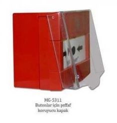 org_637208523083439268 Mavili Butonlar İçin Şeffaf Koruyucu Kapak - Görsel 1