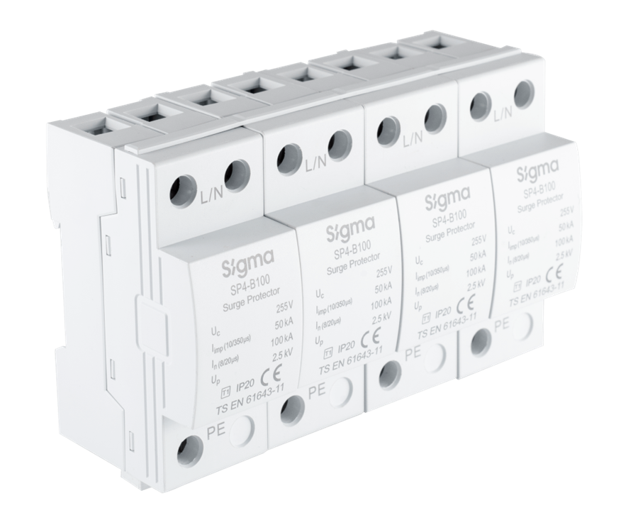 org_637209054322872341 Sigma Parafudur C Sınıfı 4 Kutup Tip2 20Ka Sp4-C040 - Görsel 1