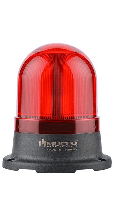 org_637209159927257825 Mucco Tepe Lambası 5 Mode Kırmızı 12-24V Ac/dc - Görsel 1
