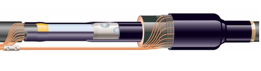 org_637209286163927548 Raychem Ek Muf Isı Büzüşmeli 1X150+25mm 36Kv Vida Konnektörlü - Görsel 1