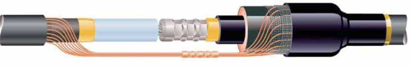 org_637209290149110548 Raychem Ek Muf Isı Büzüşmeli 1X150+25mm 36Kv - Görsel 1