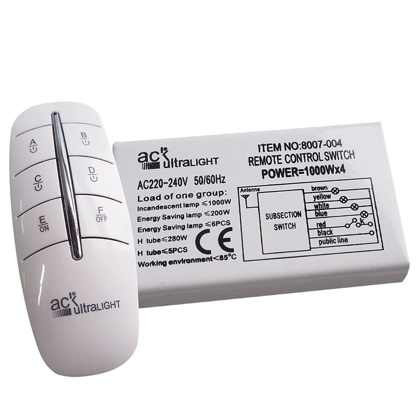 org_637212442521994586 Ack Avize Kumandası 4 Lü 8007-004 - Görsel 1
