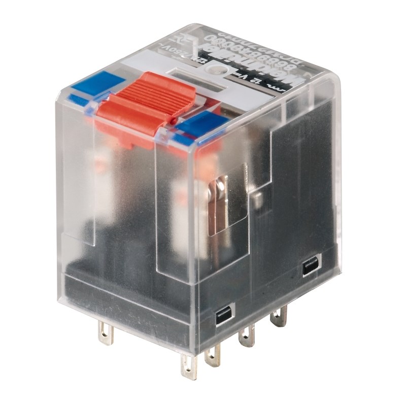 org_637213758251940360 Weidmuller Soketli Röle 24Vdc 6A 4Co Led+diyot Rcm 570Ac4 - Görsel 1