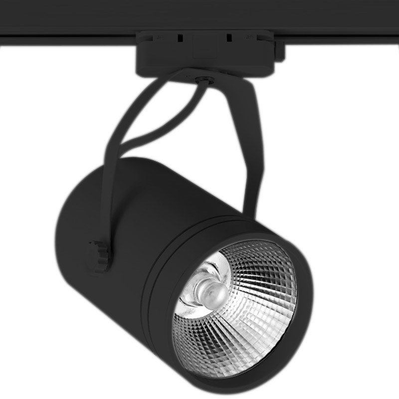 org_637226349577809716 Ack Cob Led Ray Armatür 30W Siyah 3000K - Görsel 1