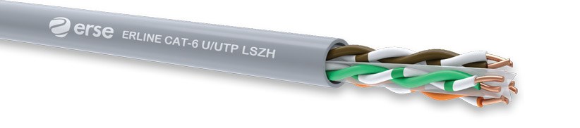 org_637547696686319457 Erse Data Kablosu Cat6 U/utp 4X2x23 Awg H.f Mavi Makara Yeni Referans Ersfder0144004a0023d - Görsel 1