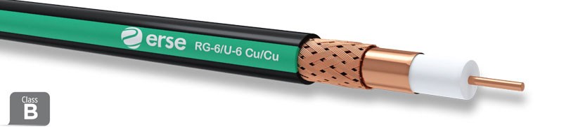 org_637547699645028686 Erse Tv Kablosu Rg6/u6 Coaksiyal Cu-Cu 100.Lük - Görsel 1
