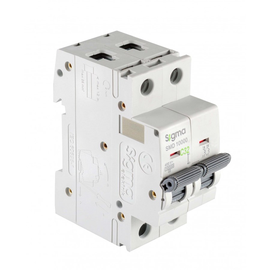 org_637612438980974472 Sigma Difaze Otomatik Sigorta 2P C 25A 10Ka - Görsel 1
