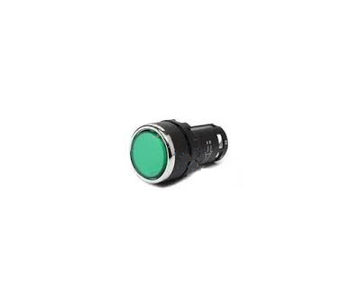 org_637618672365392795 Emas Kalıcı Start Buton Yeşil 2Na Mb Serisi 22Mm - Görsel 1