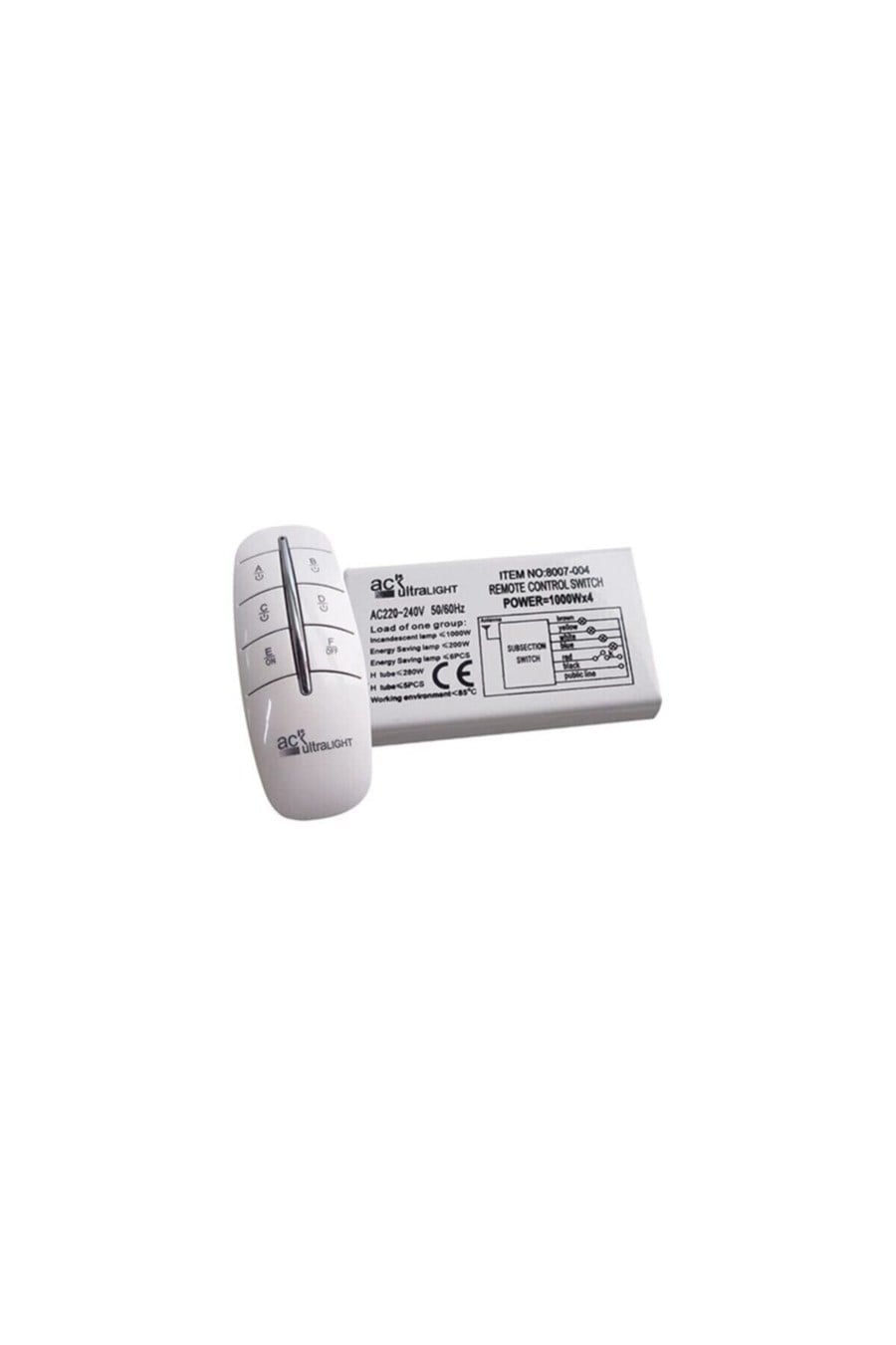 org_637636713887046562 Ack Avize Kumandası 6 Lı - Görsel 1