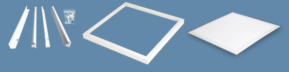 org_637637749085116504 Işıldar Led Panel Sıva Üstü Aparatı 60X60 Eko ( Slim Panel Uyumlu ) - Görsel 1