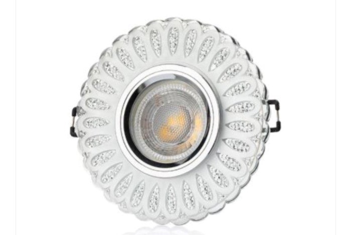 org_637739572829536092 Cata Dekoratif Cam Spot Led Çerçeveli Günışığı Yasemin - Görsel 1