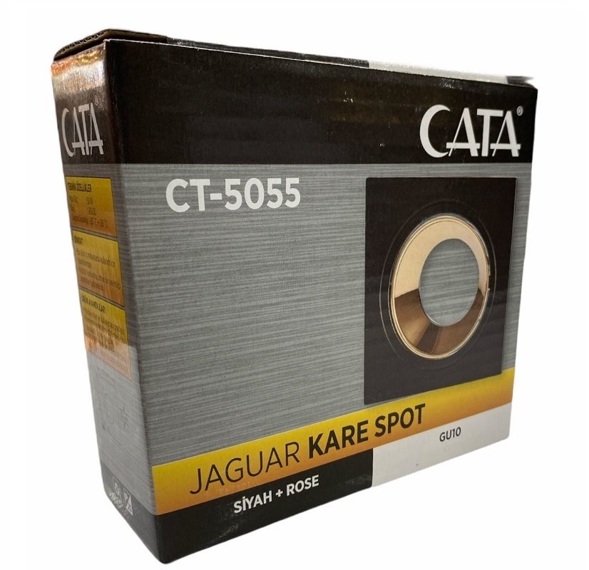 org_638004099003484898 Cata Dekoratif Spot Kasası Siyah-Rose Jaguar - Görsel 1