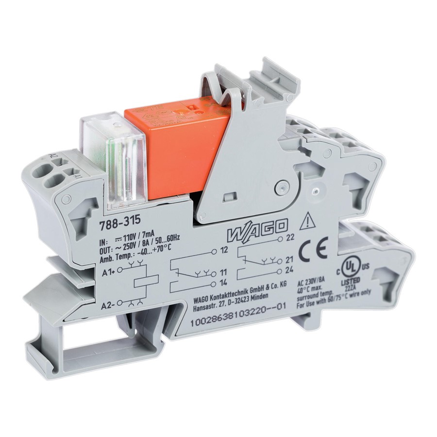 org_638071326910419989 Wago Röle Modülü 8A 110V Dc - Görsel 1