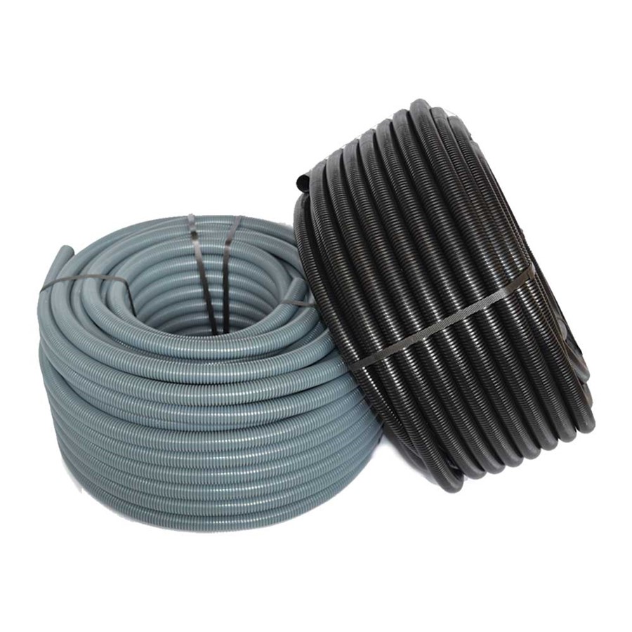 org_638071396358671209 Turkuaz Polyamid Spiral Hortum Gri 12Mm - Görsel 1