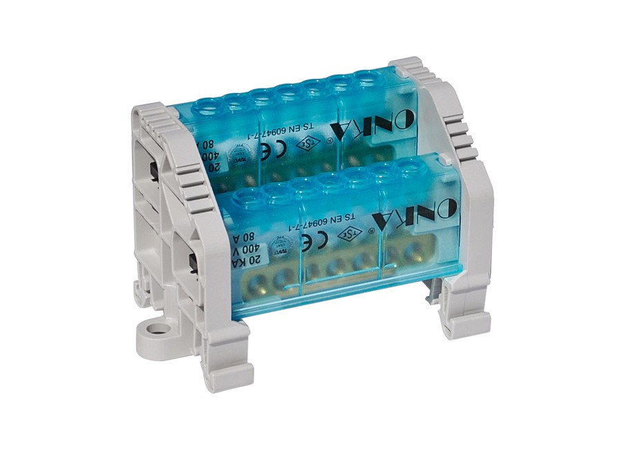org_638109434345121537 Onka Dağıtıcı 2 Kutup 15 Delikli 2/13 (6.5X9mm 80A) (Eski Kod: 2084) - Görsel 1