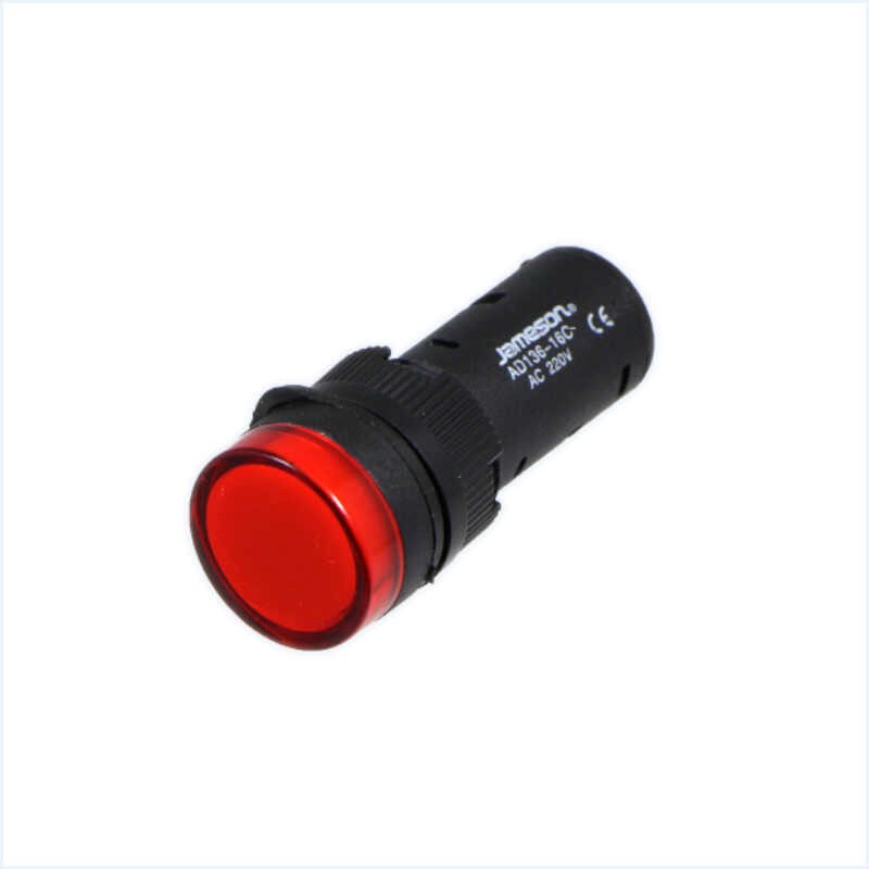 org_638110264161227315 Jameson Ledli Sinyal Lambası Kırmızı 110V Ac/dc - Görsel 1