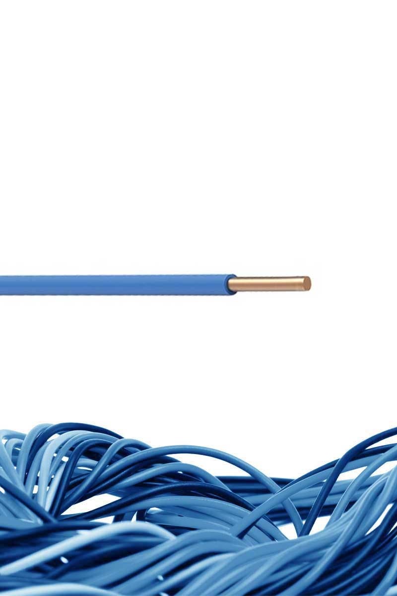 org_638113778430708046 Hasçelik Nya Kablo 2.5Mm ( H07v-U ) Mavi - Görsel 1