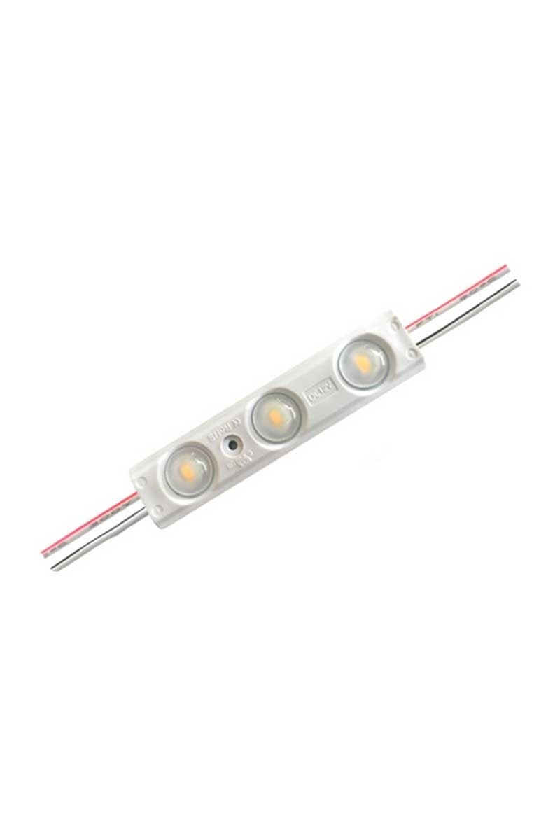 org_638130990624401170 Ack Led Modül Şeffaf Üç Gözlü Yeşil - Görsel 1