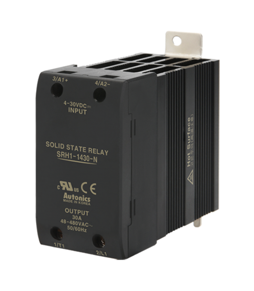 org_638131287651875244 Autonics Soğutucu Tip Röle 4-30Vdc - 24-240Vac 40A(zc) Srh1-1240-N - Görsel 1