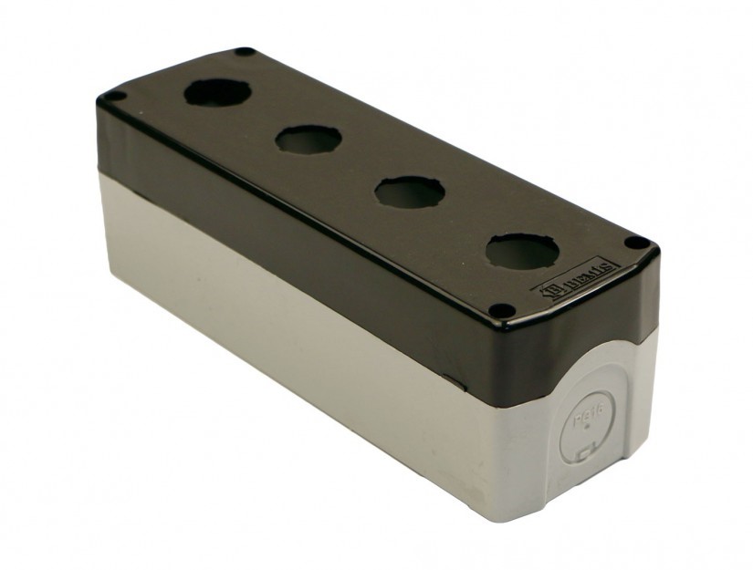org_638131800802524339 Bemis Buton Kutusu 4 Lü Siyah Ip67 - Görsel 1