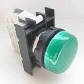 org_638146558052928818 Emas Ledli Sinyal Lambası 12-30V Ac/dc Yeşil - Görsel 1